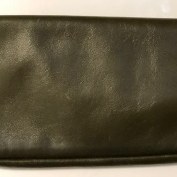 Baronet Vintage Olive Green Leather Wallet - Picture 5 of 10